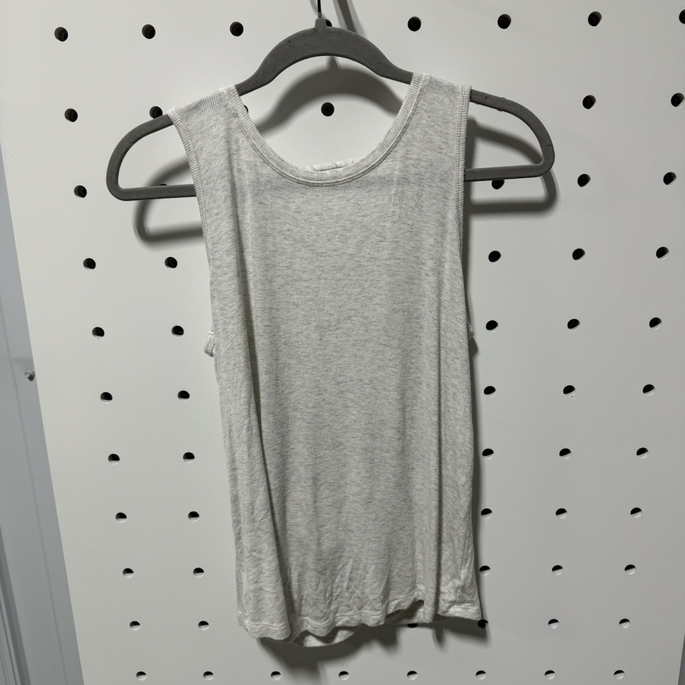 Athleta light grey soft tank size XS
